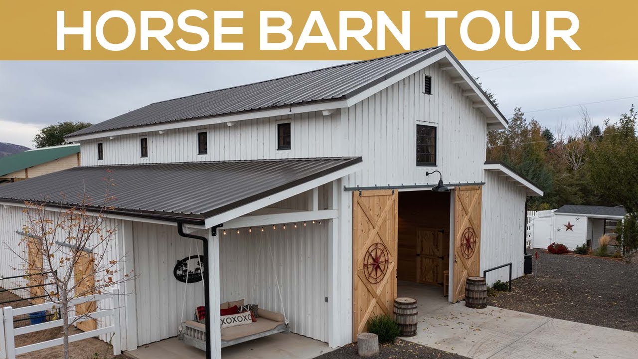 Post and Beam Horse Barn