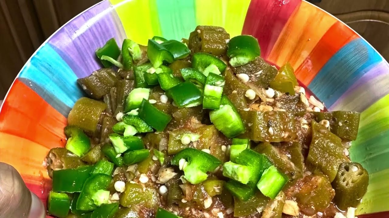 Crockpot Okra with Brown Rice