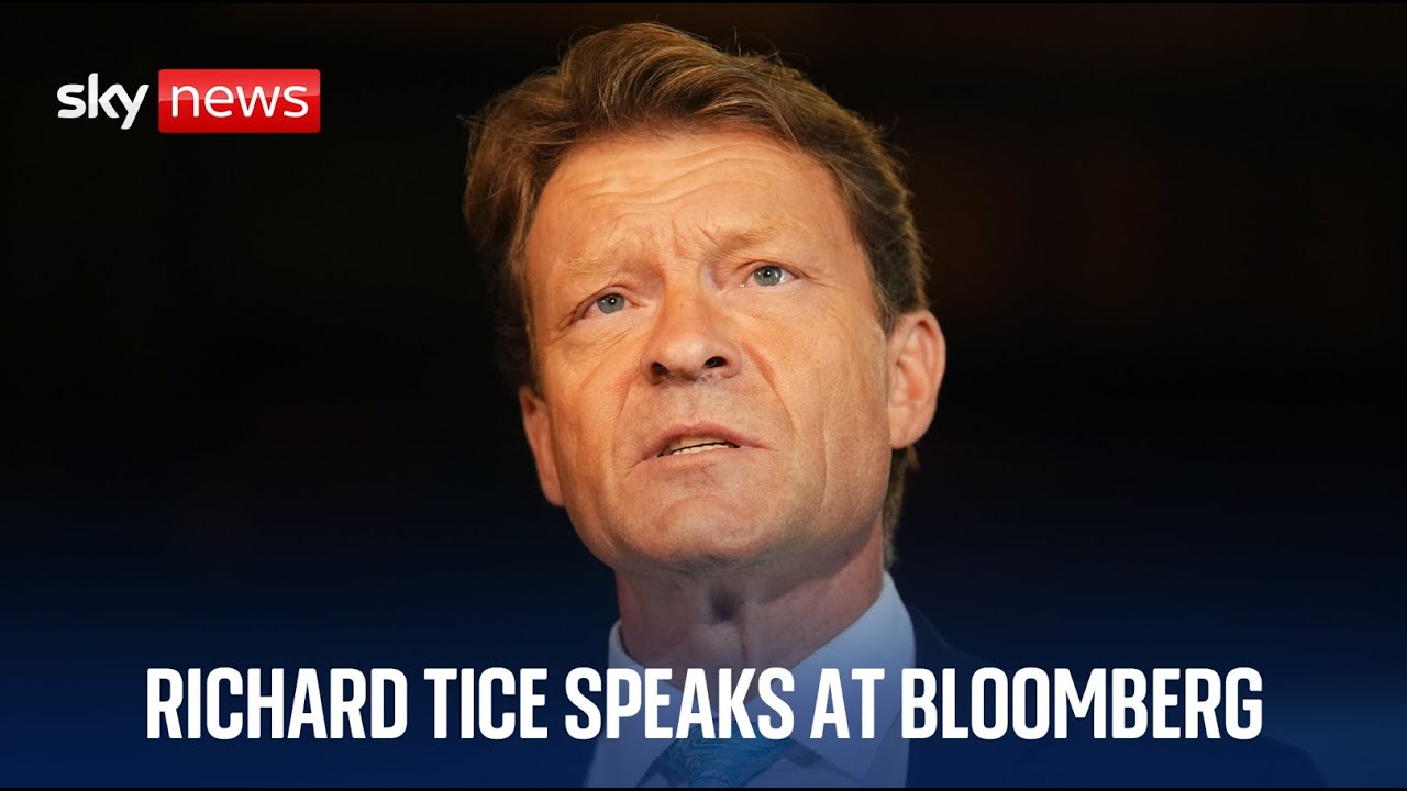 Reform UK's Richard Tice gives speech and holds Q&A at Bloomberg