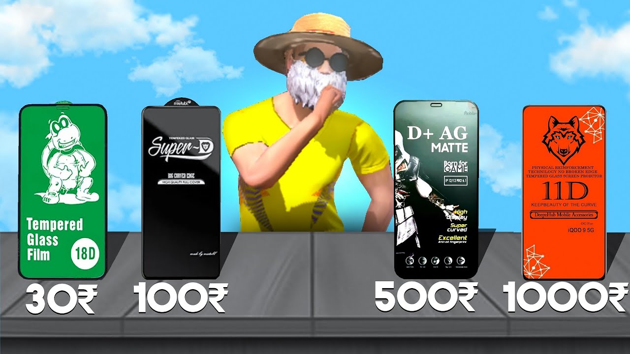 Best Screen Guard for Gaming 30₹,100₹,300₹,500₹,1000₹?
