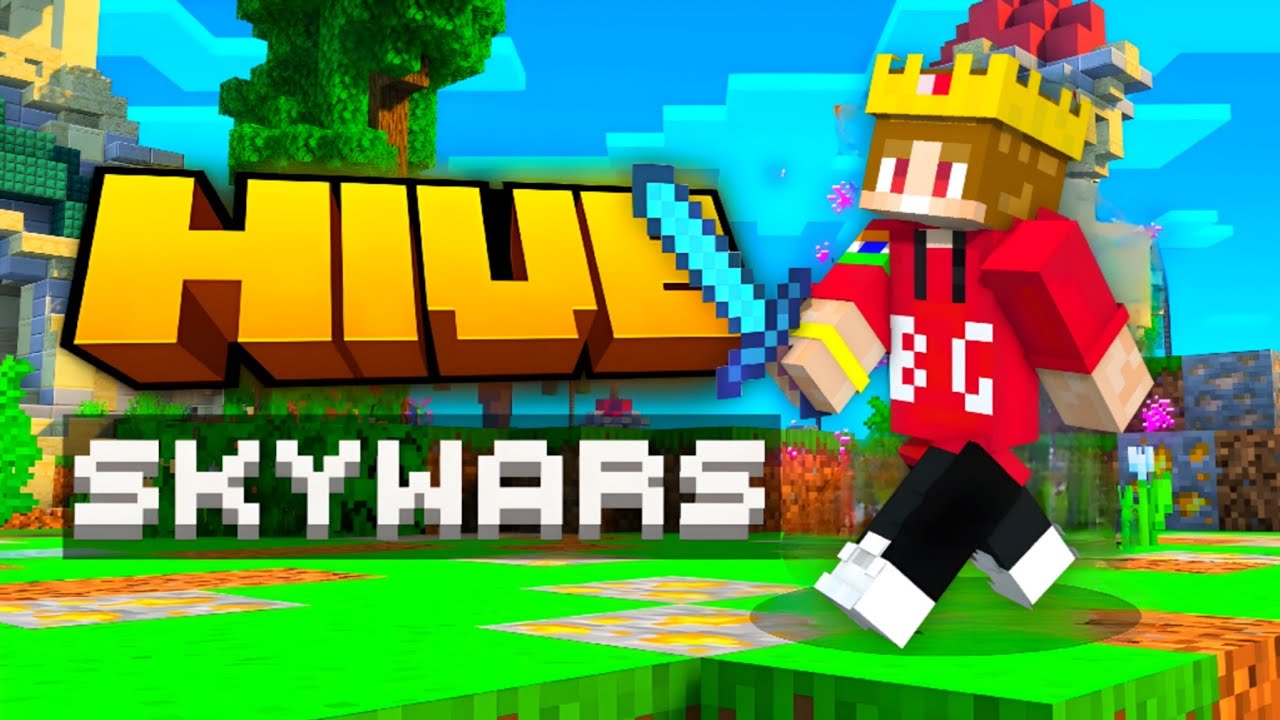 Hive skywars gameplay in mobile(60 fps). 