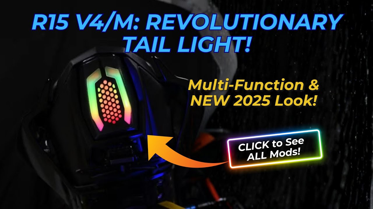 R15 V4 & R15M Tail Light Multi-Function Setup | Best Modification | 1M views | #yamahar15 #modified