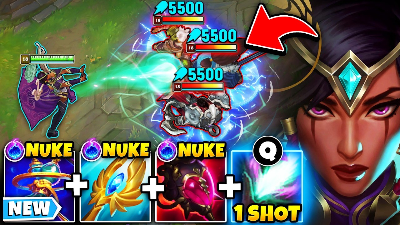 Karma but my Q is a NUKE that one shots everything (CONVERT MANA TO DAMAGE)