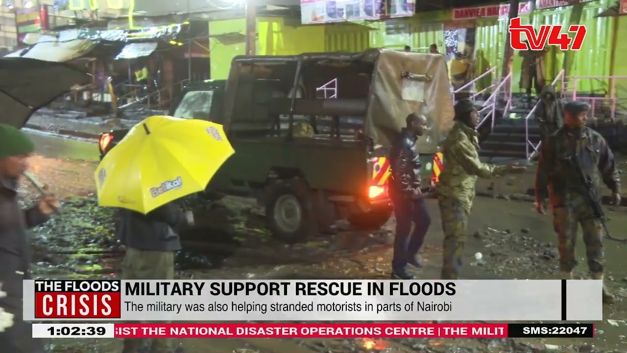 KDF deployed last night to assist the National Disaster Operations Centre, after heavy rains