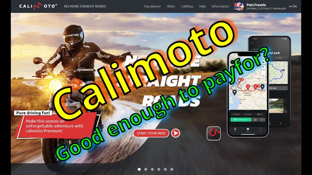 Calimoto GPS APP Review.  (Will I buy it again?)