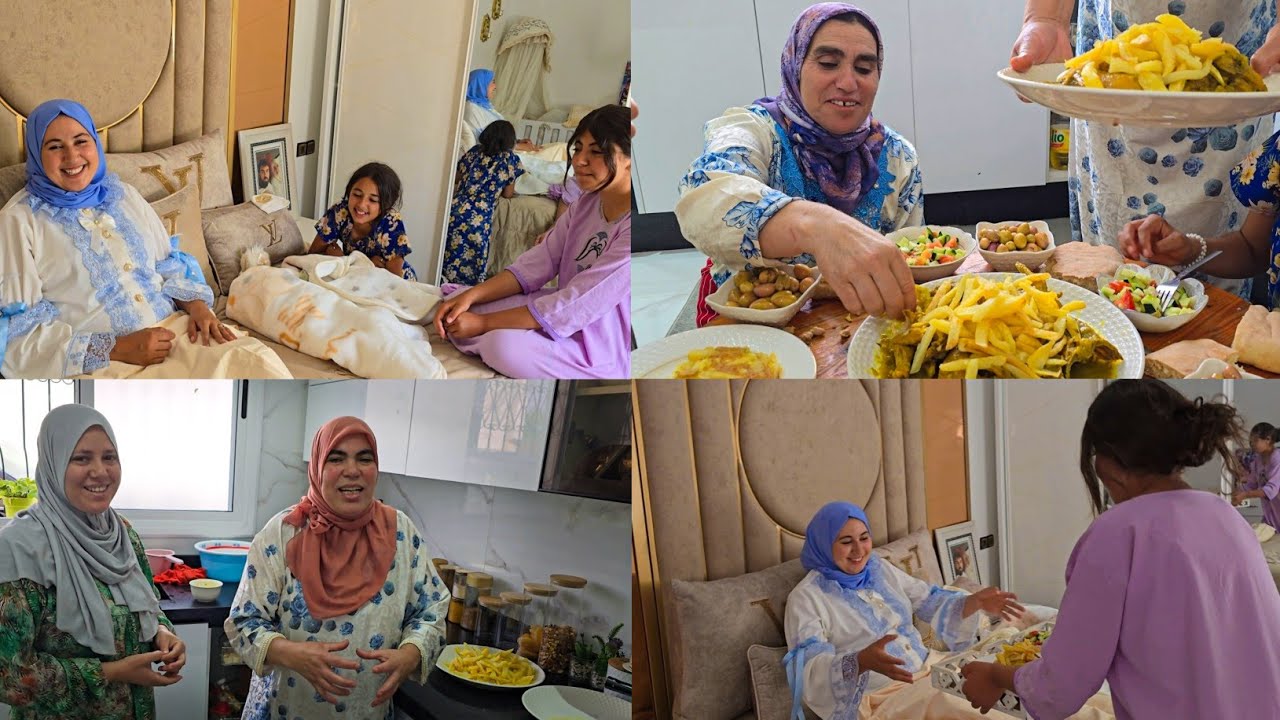اليوم الأول للنفيسة فدارها شوفو شنو وجدو ليها وتفاجأنا بالدار كيف رجعات من داخل ومن برا
