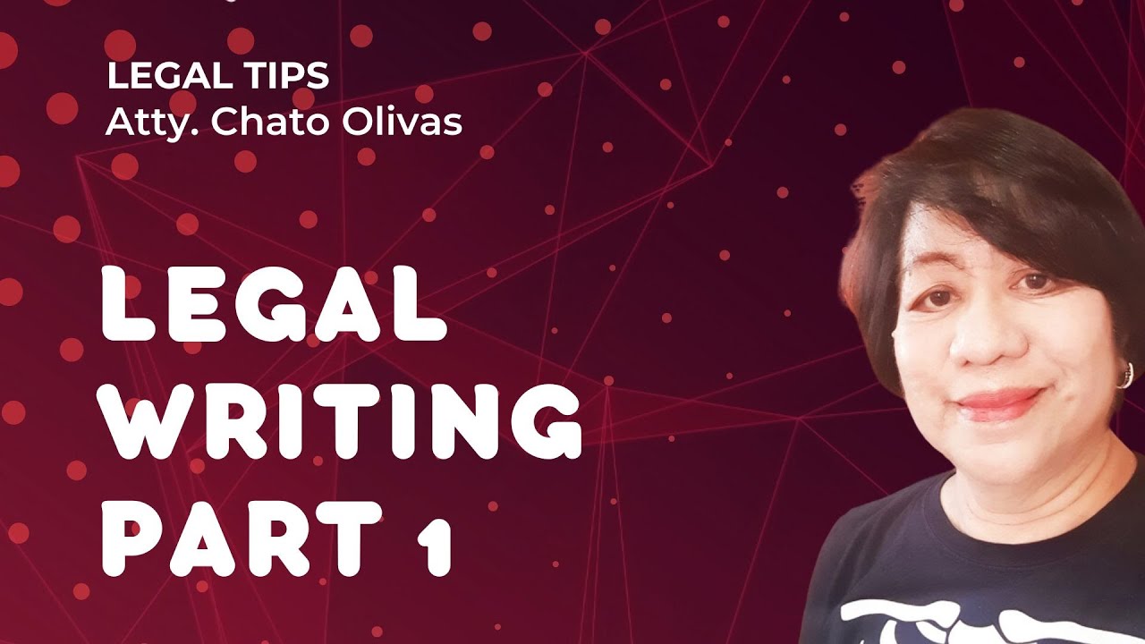 [Legal Writing] Video Lecture 1   Communication and the Law Profession (Video9)