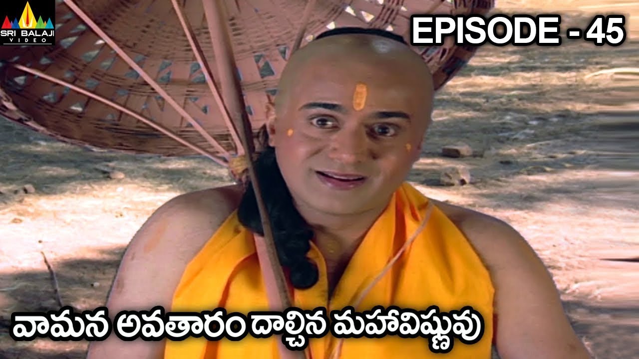 వామన అవతారం దాల్చిన మహావిష్ణువు | Vishnu Puranam Telugu Episode 45 | Sri Balaji Video