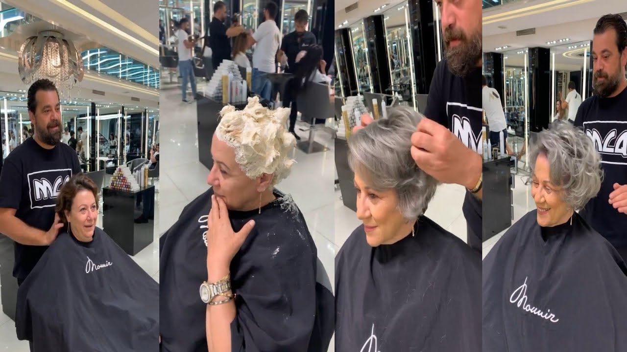 Hair transformation#by mounir #risingmounir #hairdesigner #mounirproduct #worldisforhairdresser
