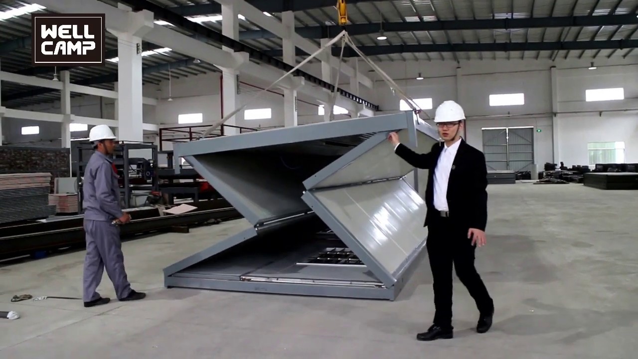 How to install a Quick Assemble WELLCAMP High Quality Folding Container House
