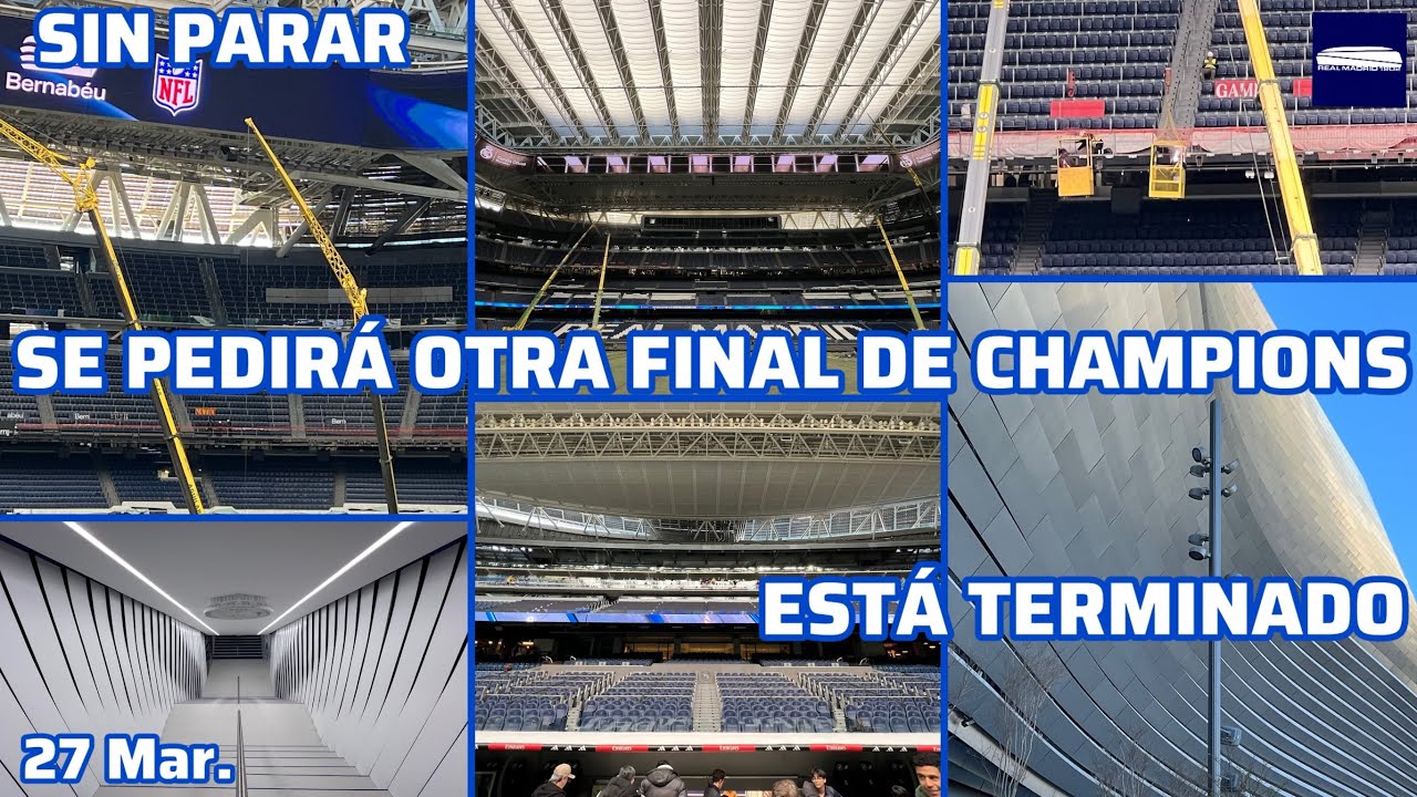 27 Mar. NFL, BASKET, CONCIERTOS, TENIS Y FINAL DE CHAMPIONS EN EL BERNAB&Eacute;U. BANNER EN 3er ANFITEATRO