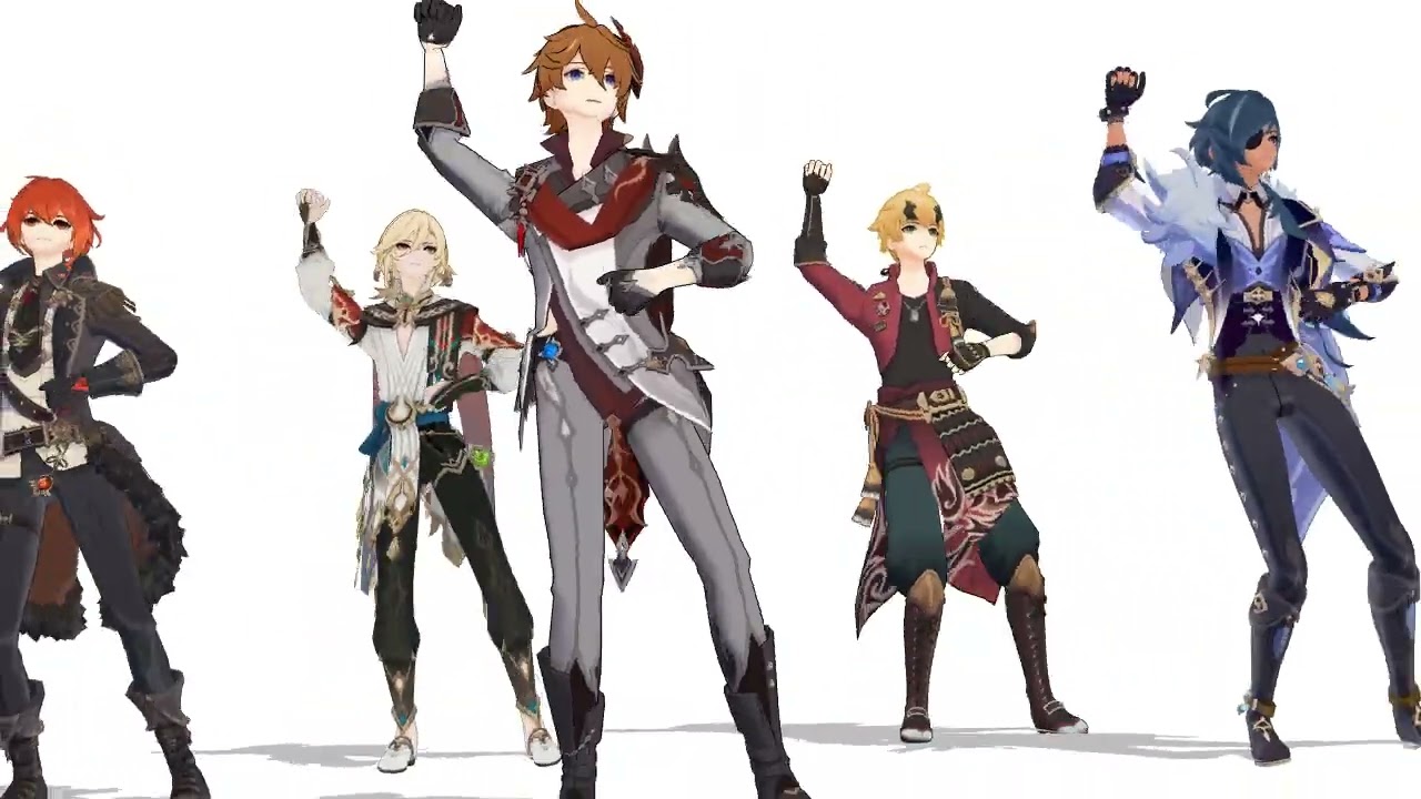 [原神MMD / Genshin Impact MMD] Tell Me - Thoma, Tartaglia, Kaveh, Kaeya, Diluc