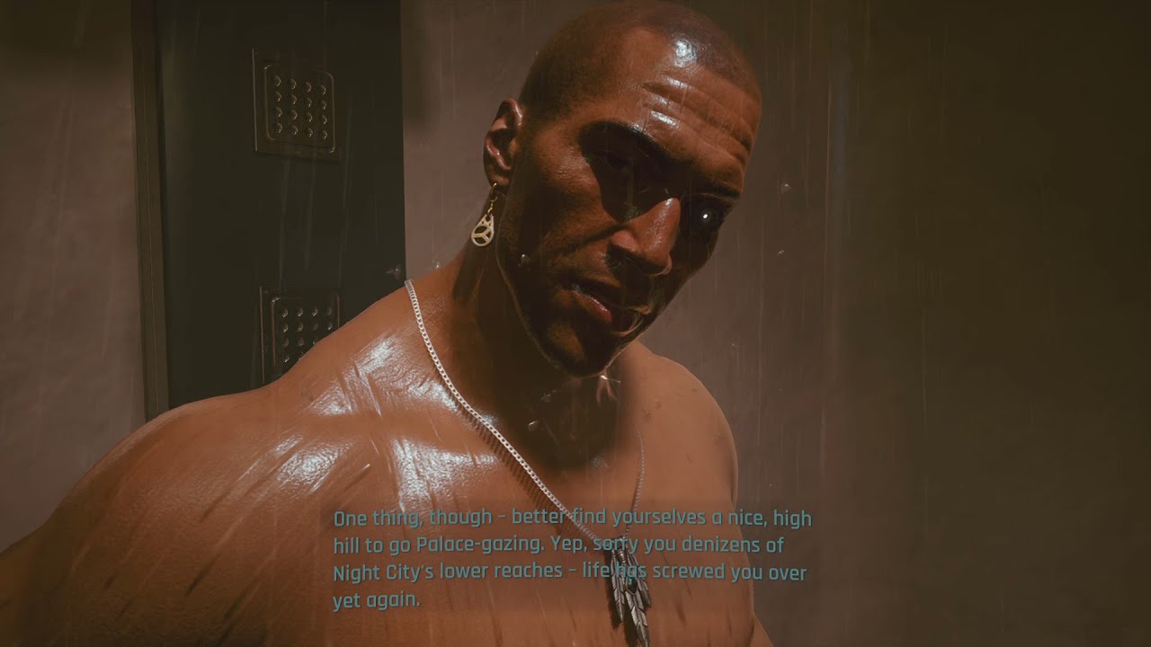 Cyberpunk 2077 The Sun ending (Female V Romanced River Ward) with holo messages