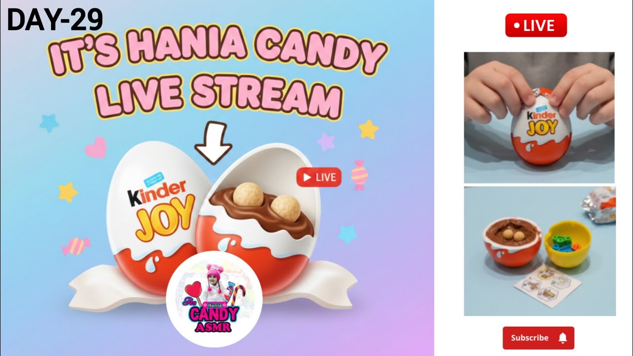 Opening Joy Eggs | ASMR Video | Kinder Joy |Cute Surprise Toy Reveal❤❤