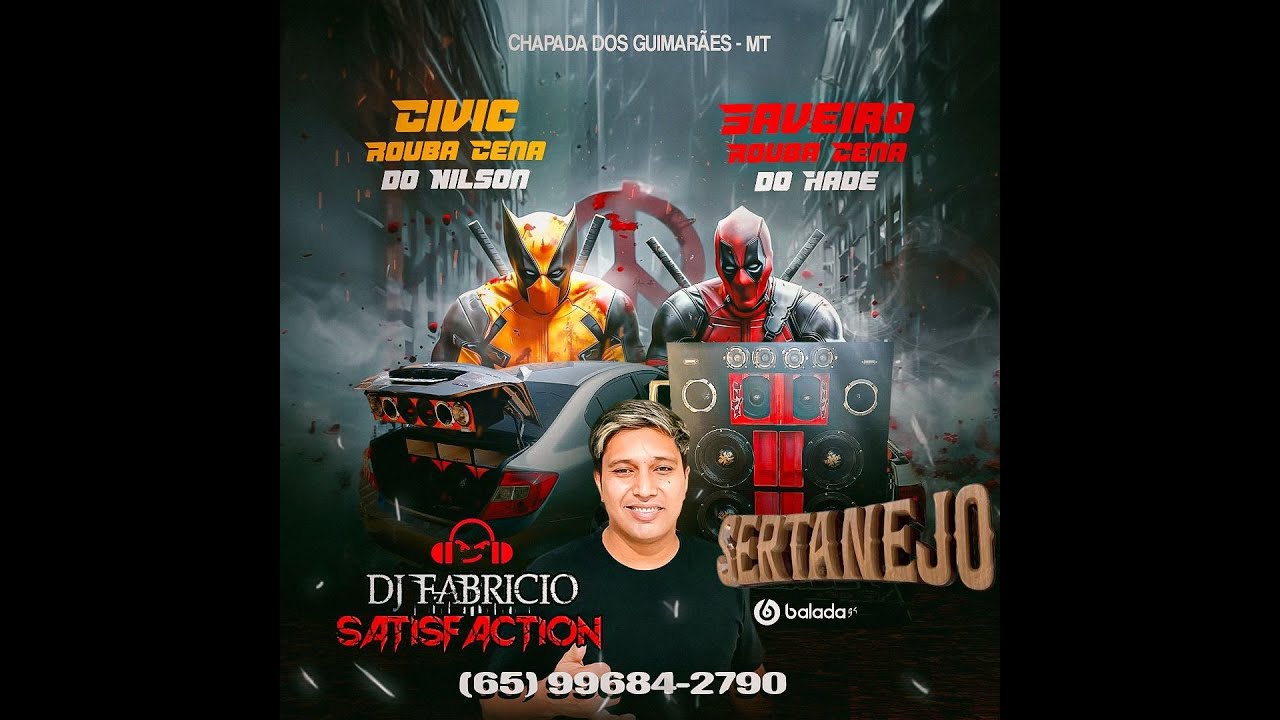 💿 CIVIC ROUBA CENA E SAVEIRO ROUBA CENA ESP SERTANEJO - DJ FABRÍCIO SATISFACTION 065 996842790