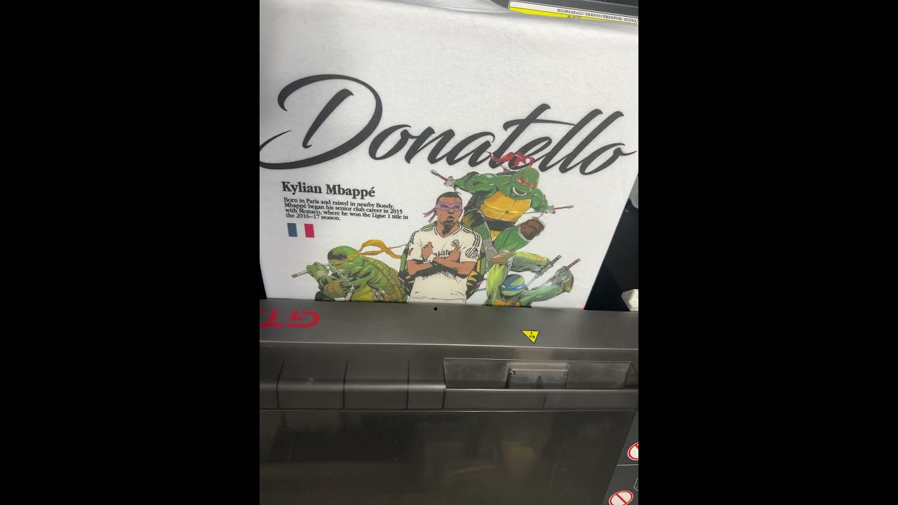 DTG printing Nbappé