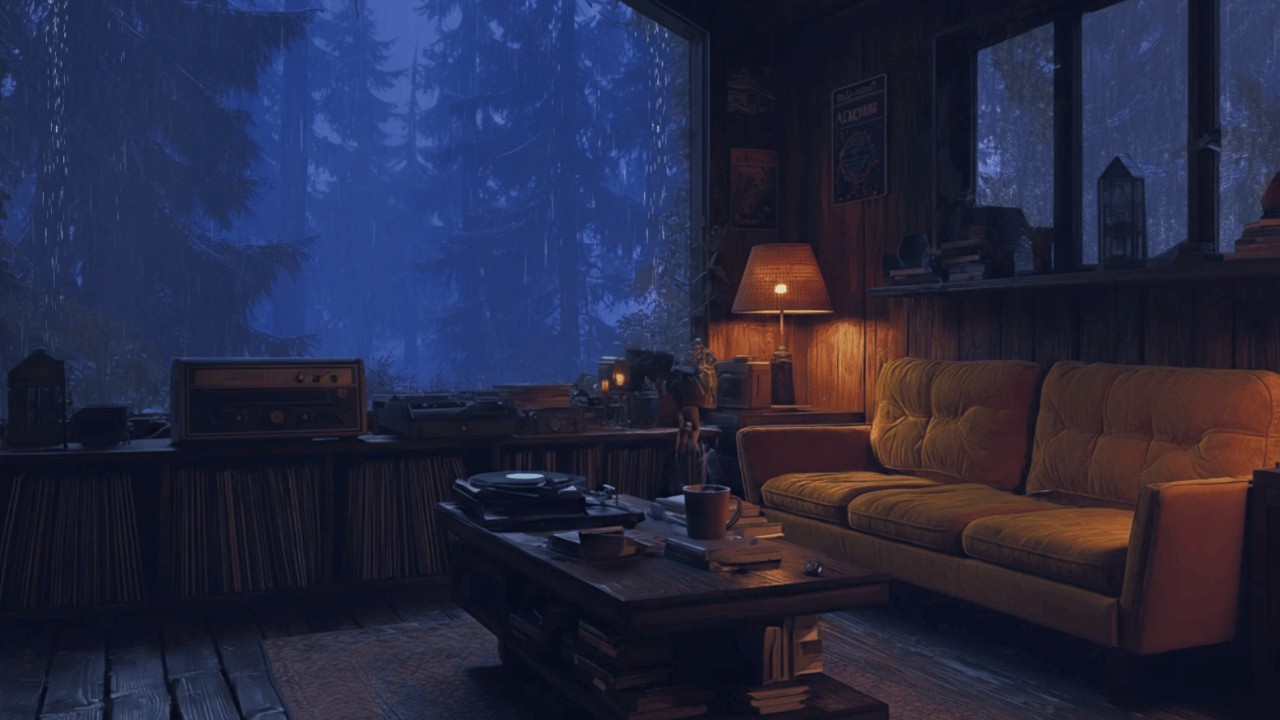 DEEP SLEEP MUSIC: Heavy Rain & Soft Piano | Fall Asleep Fast & Beat Insomnia