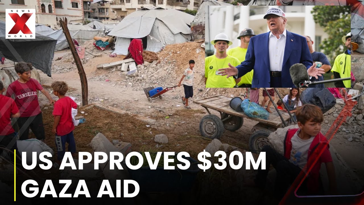U.S. Approves $30 Million Gaza Aid Through Israeli-Backed Foundation | NewsX World