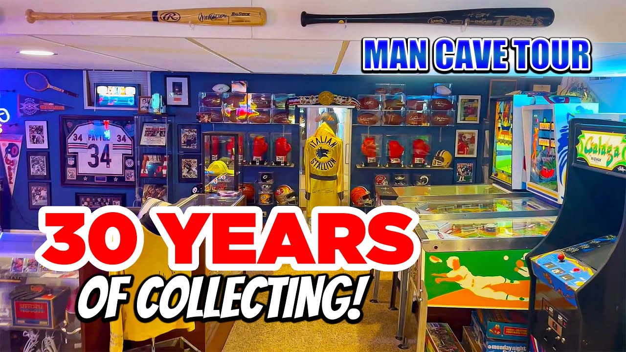 Man Cave Super Collector | Экскурсия по спортивно-игровой комнате