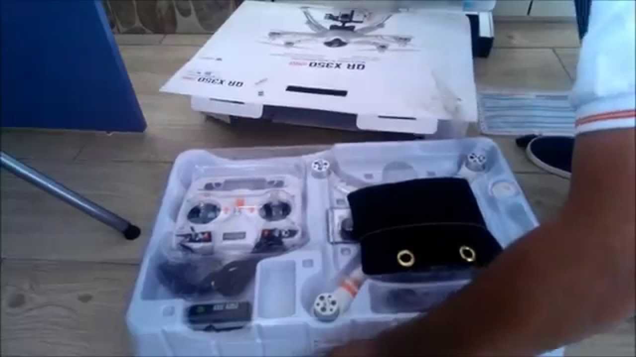 Walkera QR X350PRO unboxing