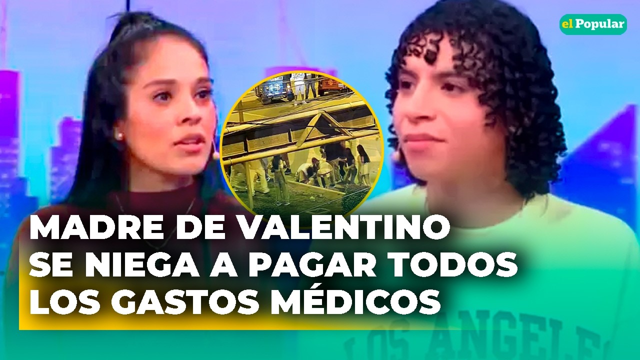 Madre de Valentino se niega a pagar todos los gastos médicos de la joven afectada por su hijo
