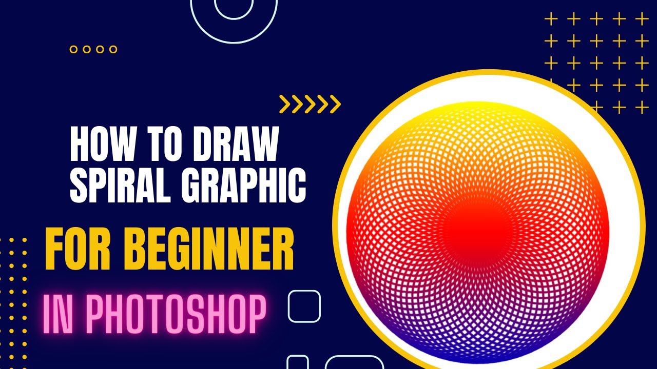 Photoshop Me Spiral Graphics Design कैसे बनाएं | Spiral Design in Photoshop