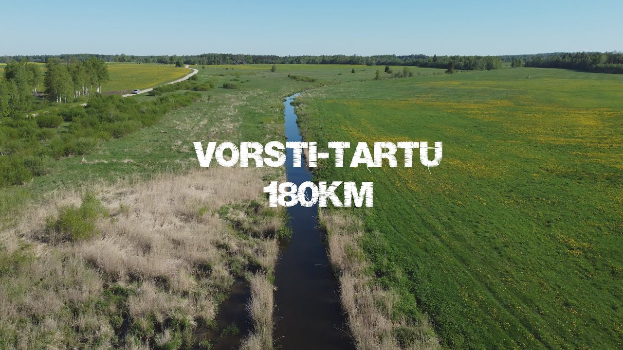 Vorsti - Tartu 180km river trip alone, day1\ Одиночный 180 км сплав по речкам Эстонии