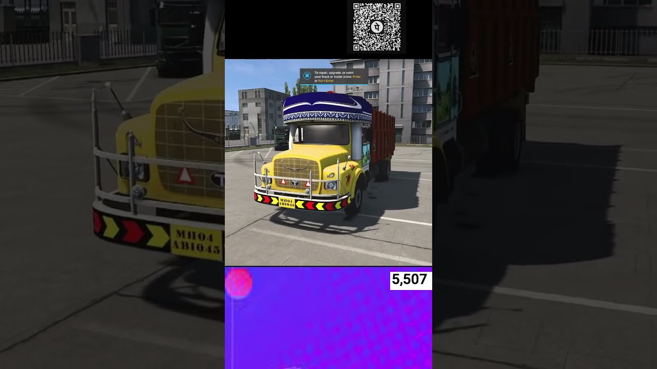 Indian Tata truck driving on dea*throads in euro truck simulator 2 #eurotrucksimulator2 2234