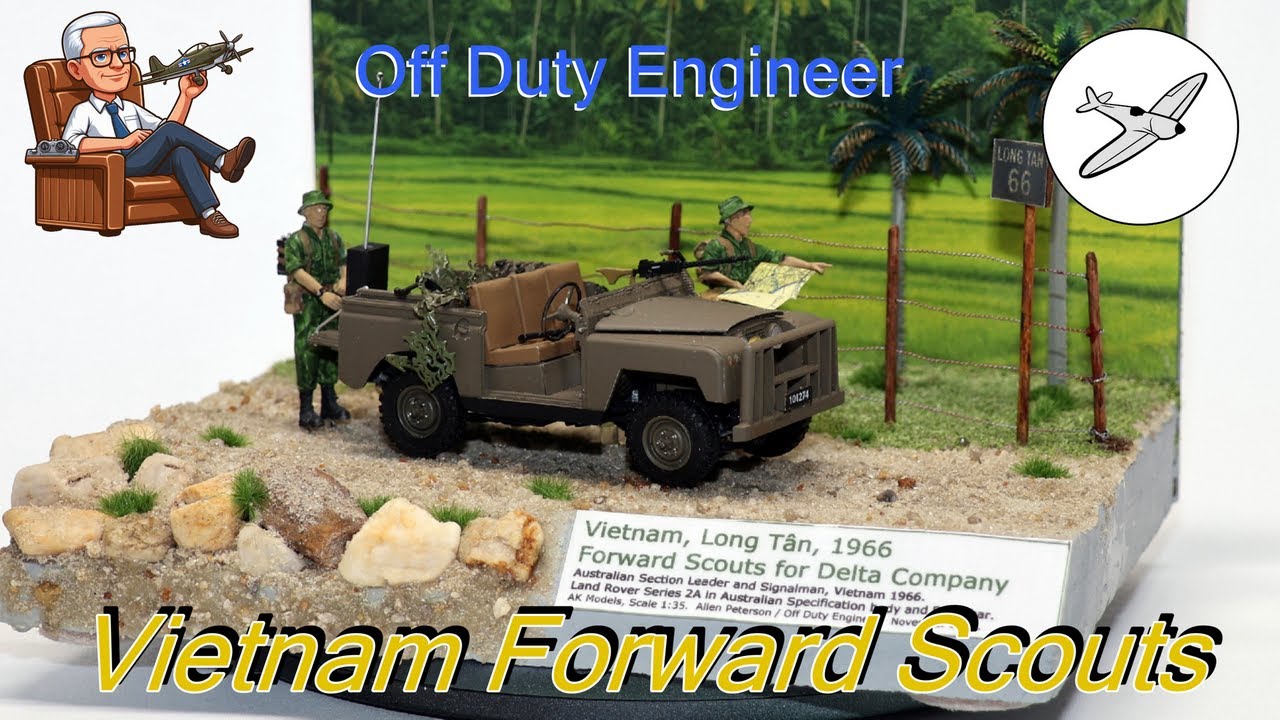 Vietnam Forward Scouts (Scale Model Diorama)