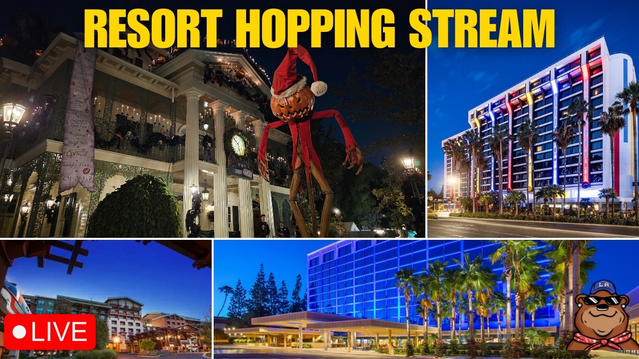 🔴 Live: Thursday Resort Hopping Stream at Disneyland! Checking Out Halloween Decorations - 08/27/26