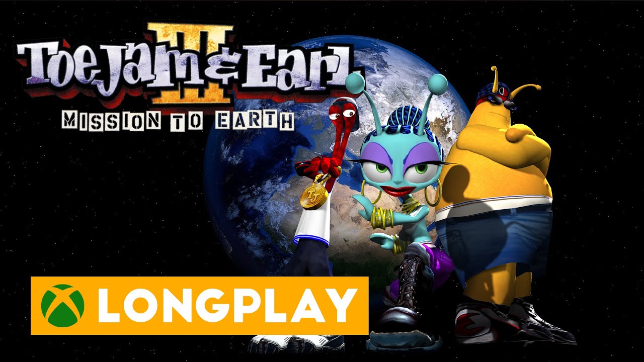 ToeJam & Earl III: Mission to Earth | Longplay Completo con Latisha (Xbox)