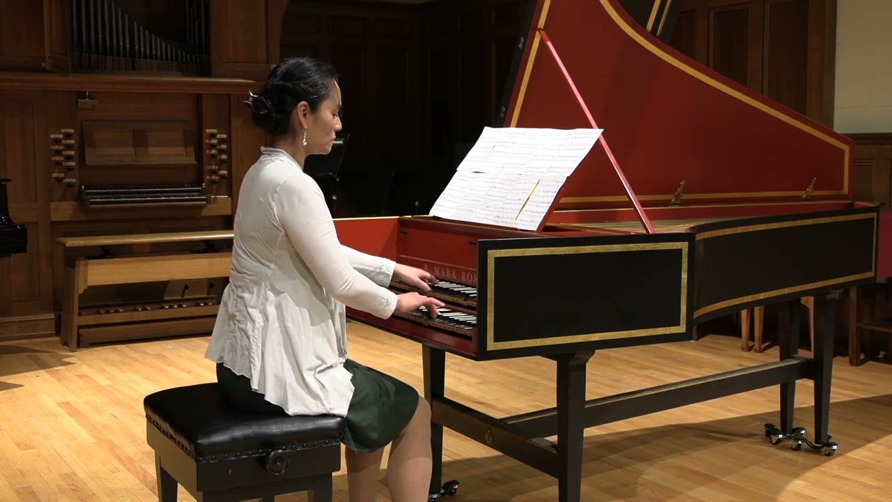 BATC 2026: Amy Cavanaugh, harpsichord, plays Bach's Italian Concerto in F Major, mvmt. 1, (BWV 971)