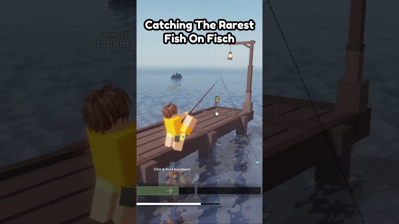 Catching the rarest fish on Fisch #roblox #fisch #impossible