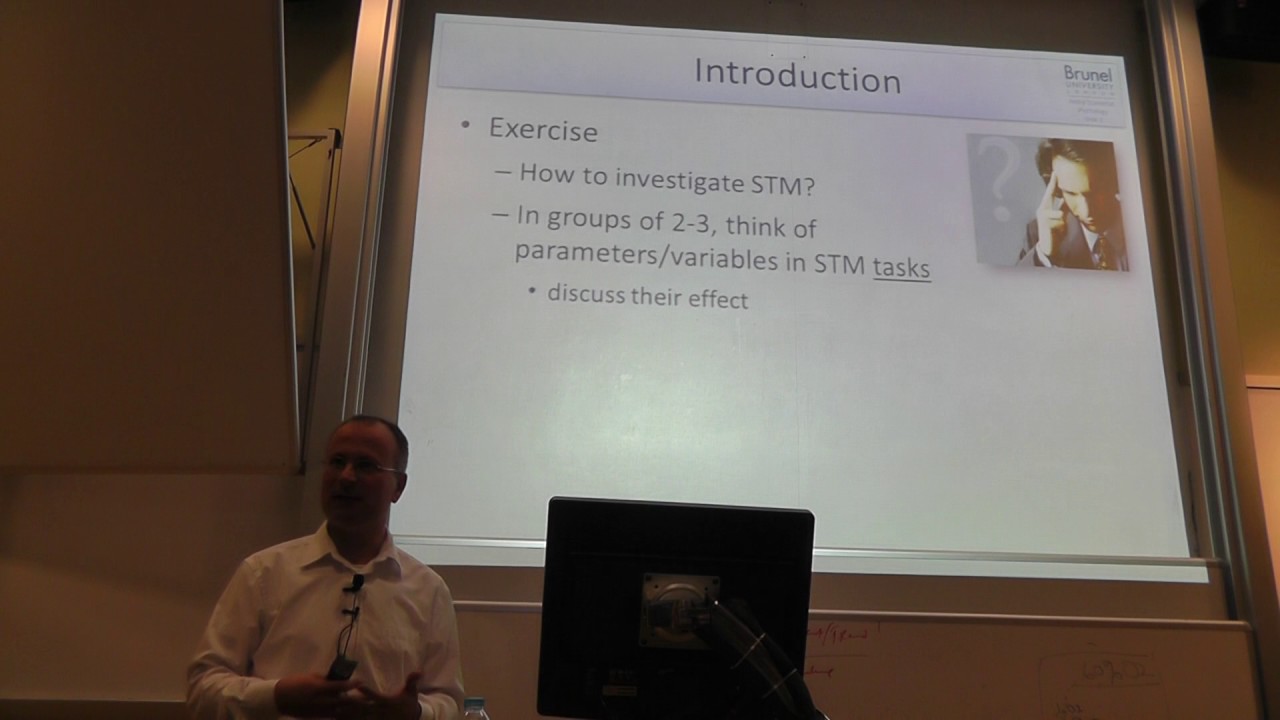 PY2025 - Lecture 04 - Short Term Memory (STM) (2017)