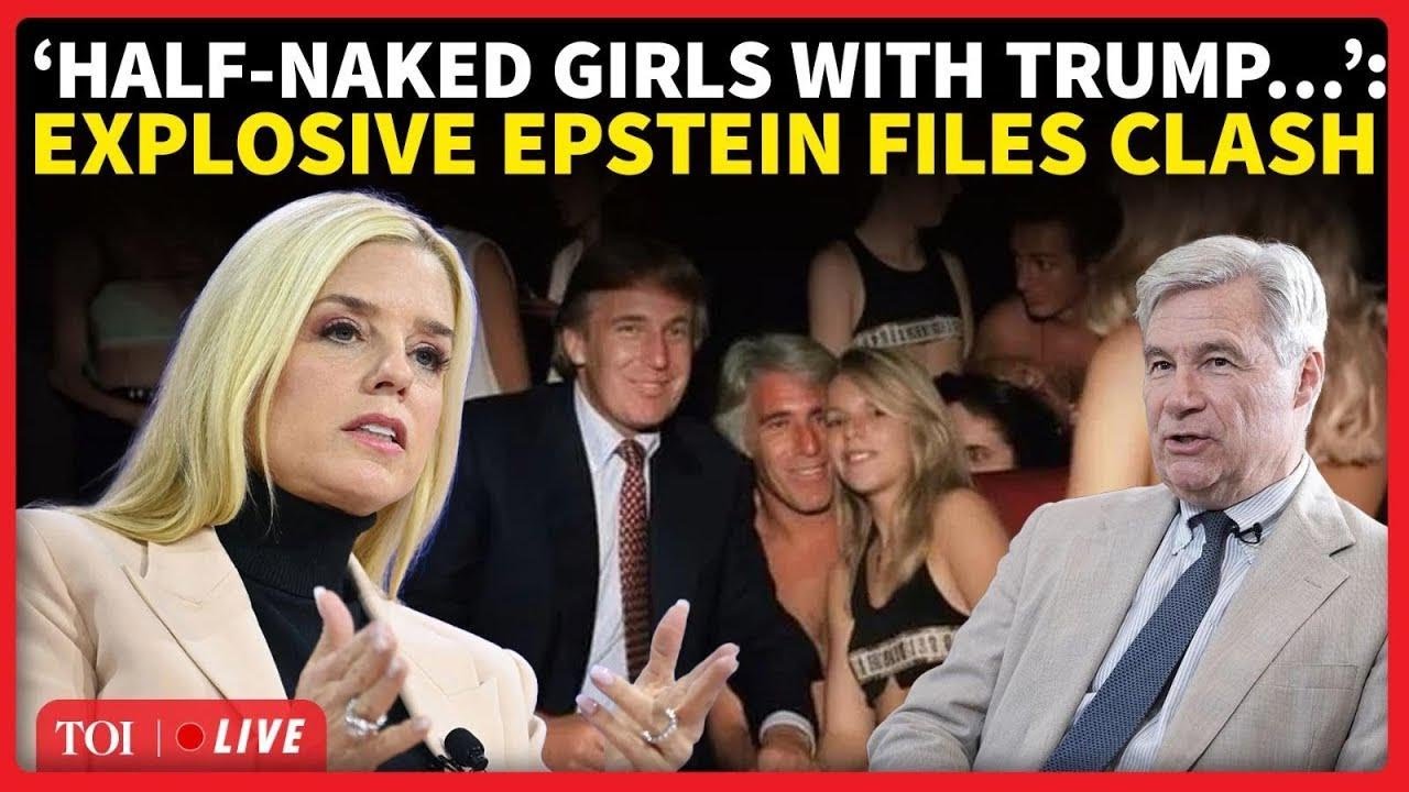 US Senate: ‘TRUMP WITH HALF-NAKED…’: Pam Bondi Caught In Explosive New Revelation| Watch