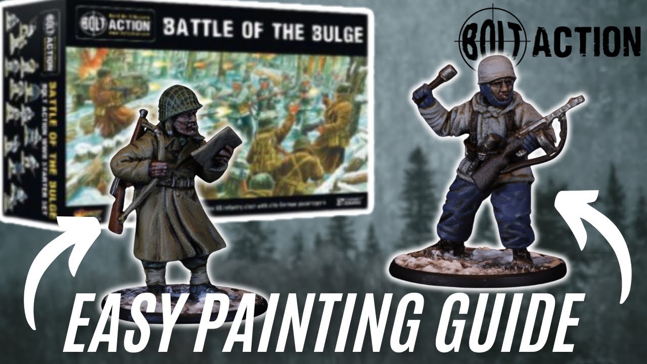 Bolt Action Painting Guide! Battle of the Bulge set!