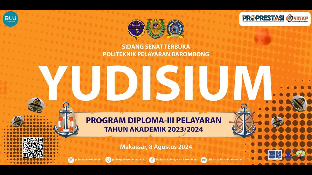 Sidang Senat Terbuka Yudisium Program Diploma-III Pelayaran - 8 Agustus 2024