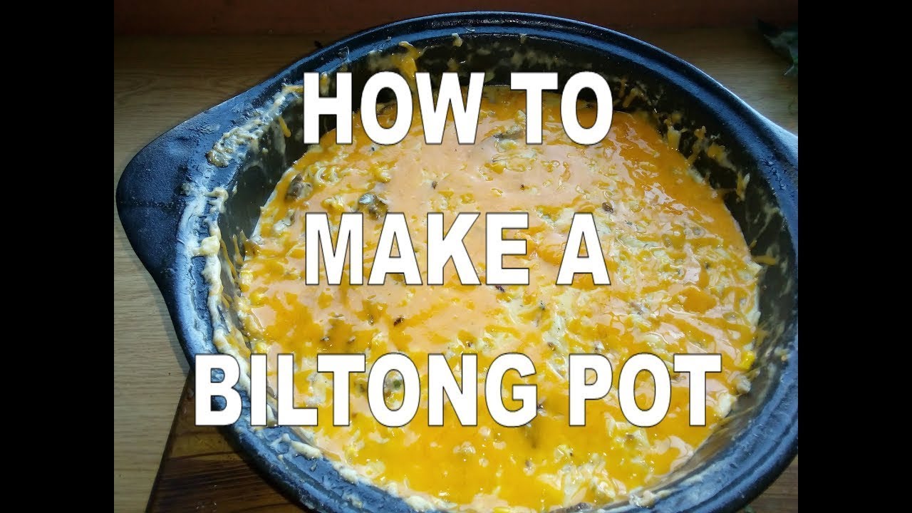 How to make a biltong pot - Biltong Potjie - Biltong potjiekos
