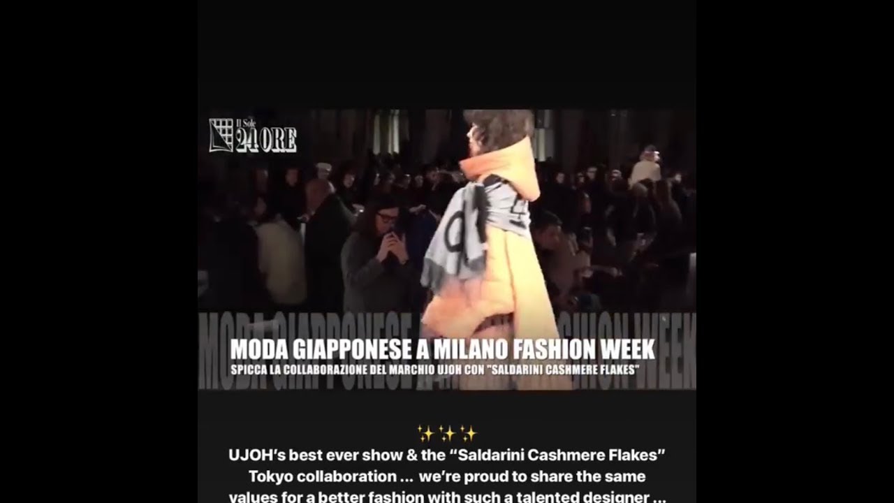 SALDARINI CASHMERE FLAKES &raquo; - THE TOKYO CAPSULE DESIGNED BY UJOH ( Courtesy of IL SOLE 24 ORE )