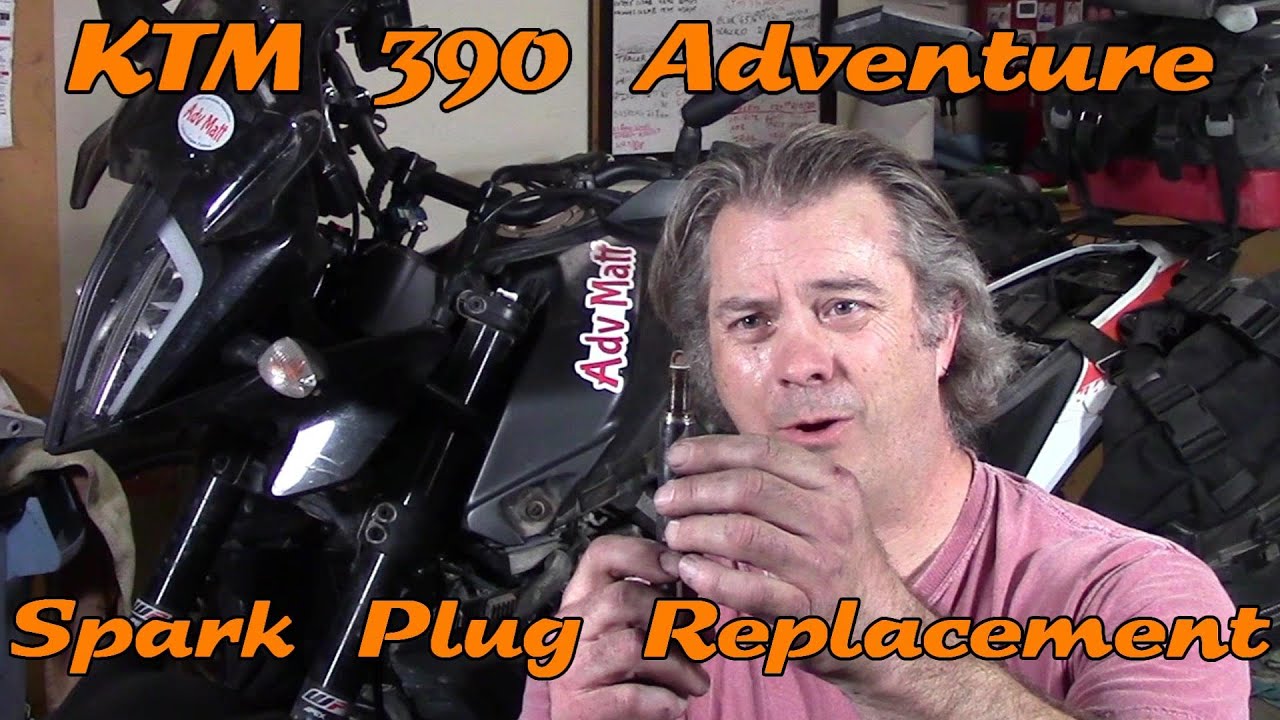 A KTM 390 Adventure Spark Plug Replacement