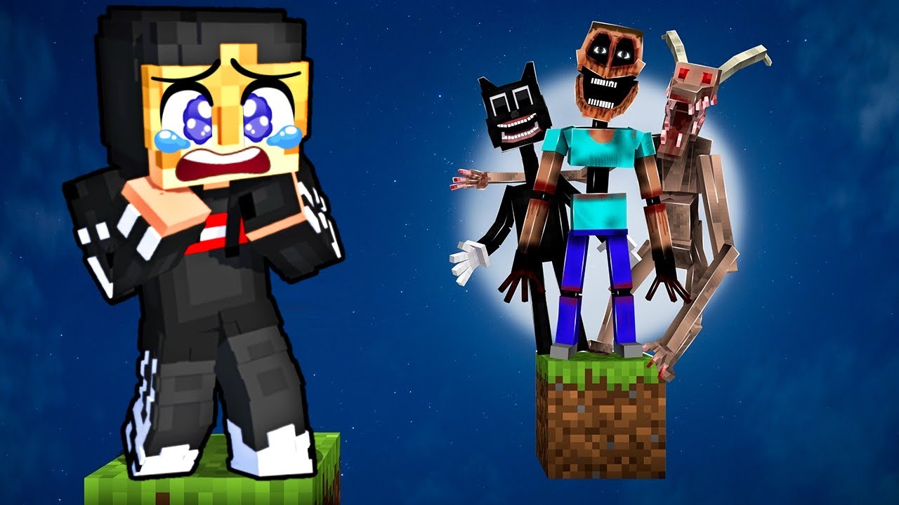 AM SUPRAVIETUIT CELUI MAI HORROR *ONEBLOCK* Din Minecraft!?