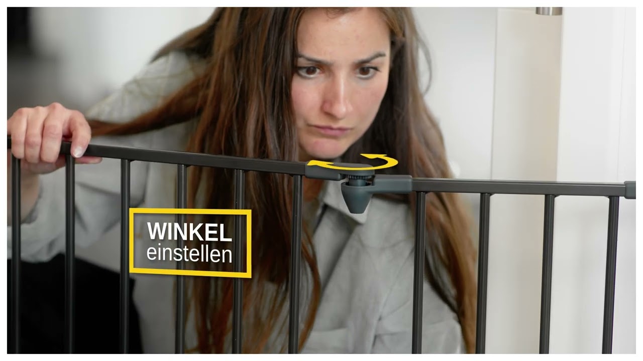 IMPAG® Schutzgitter SafeOne® Aufbau-Video für: Kaminschutz, Treppenschutz, Absperrgitter, Laufstall