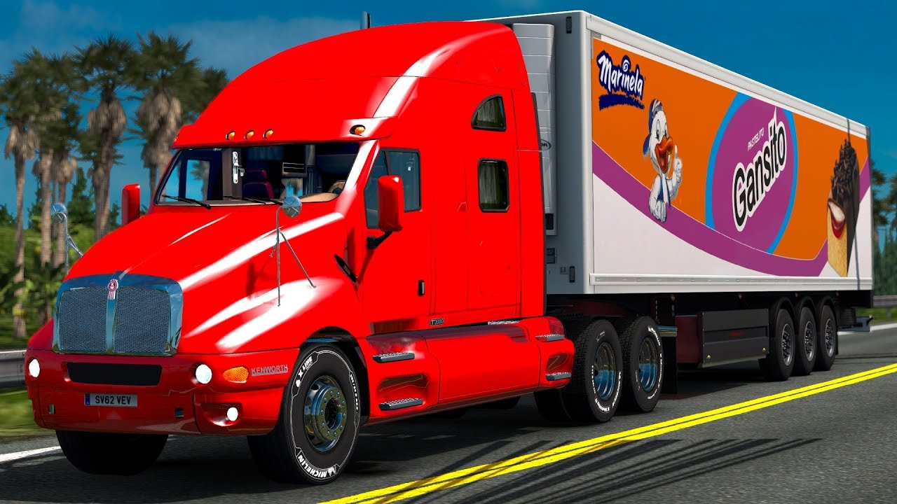 Mapa M&eacute;xico Kenworth T2000 Llevando Gansitos a Toluca | Euro Truck Simulator 2