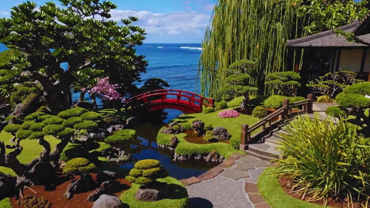 Touring Private Niwaki Style Japanese Gardens in Hawaii