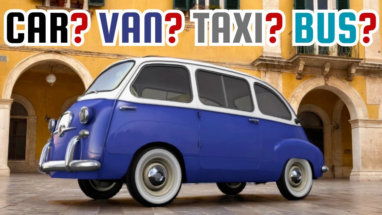 История Fiat 600 Multipla: удивительно компактный итальянский автомобиль для всего!