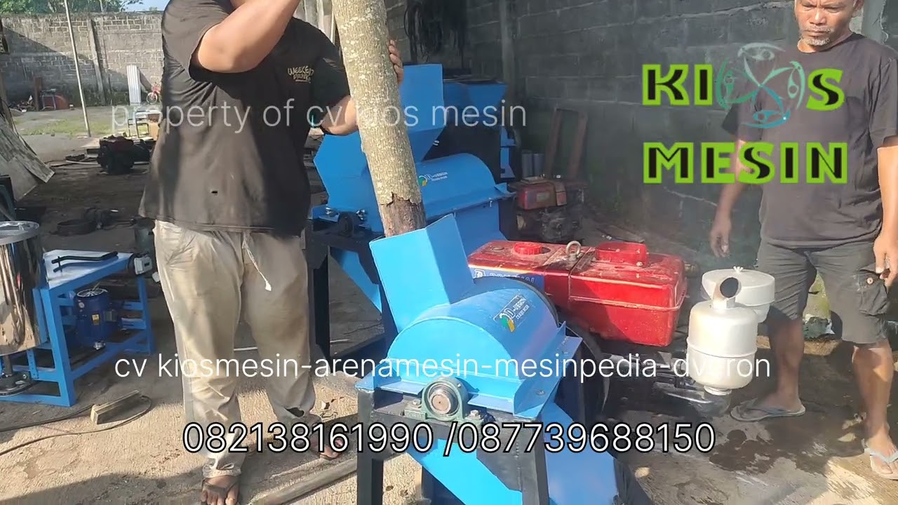 Uji Coba 2 Tipe Mesin Penghancur Kayu Jadi Serbuk Gergaji