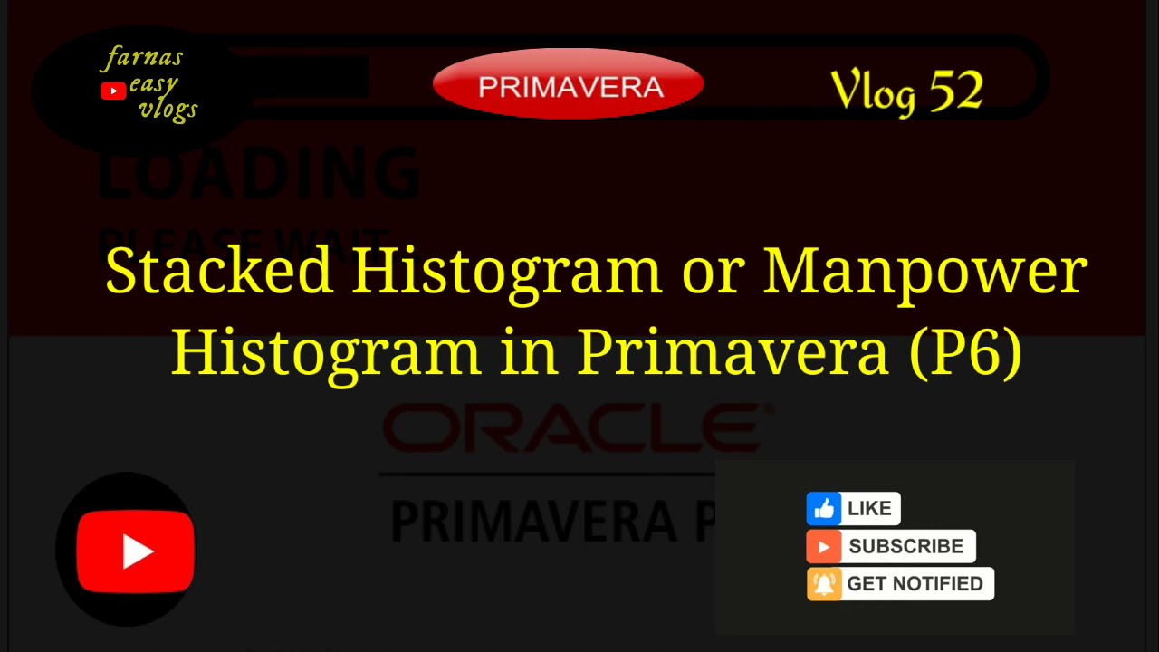 Stacked Histogram or Manpower histogram by using Primavera P6.