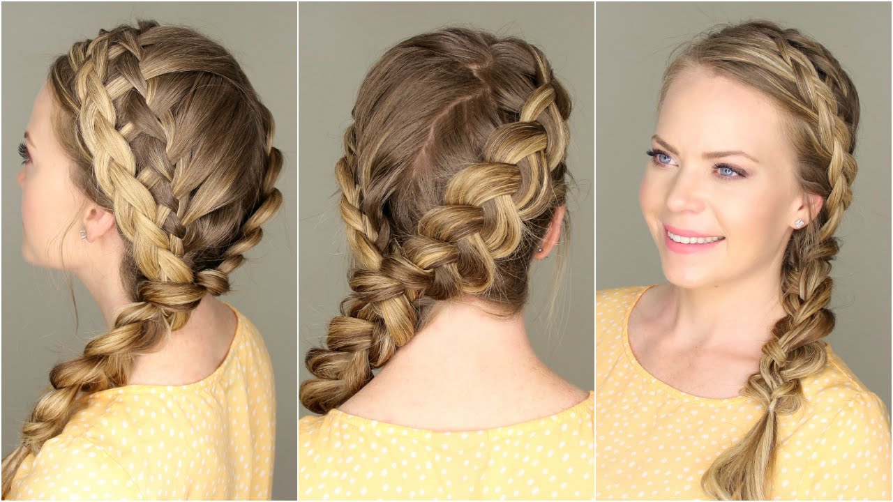 Dutch, Waterfall, Dutch Merged Braid