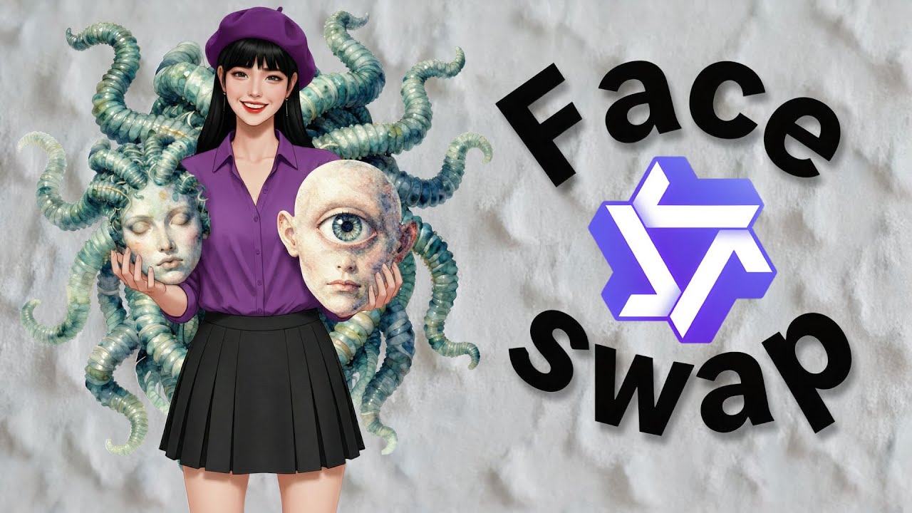 Замена лица с помощью Qwen Image Edit (LoRA не требуется): включен рабочий процесс ComfyUI