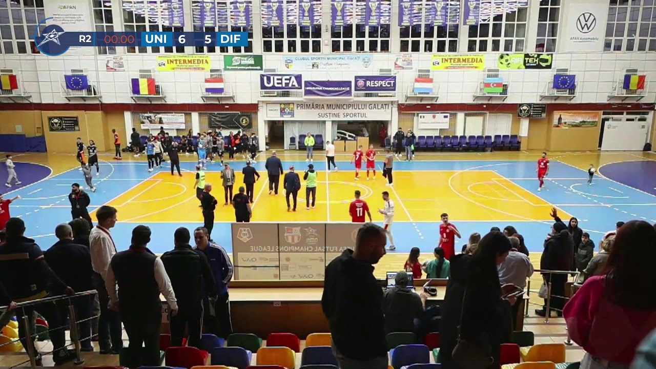 LIVE | United Galati vs. Differdange - UEFA Futsal Champions League